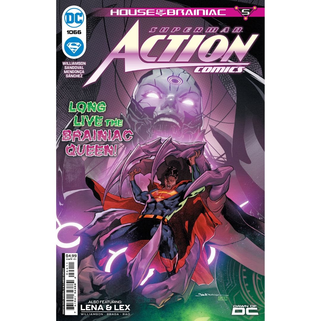 DC Comics, Inc. Action Comics #1064 1065 1066 Superman #13 14 15 Cover A Set (House of Brainiac)