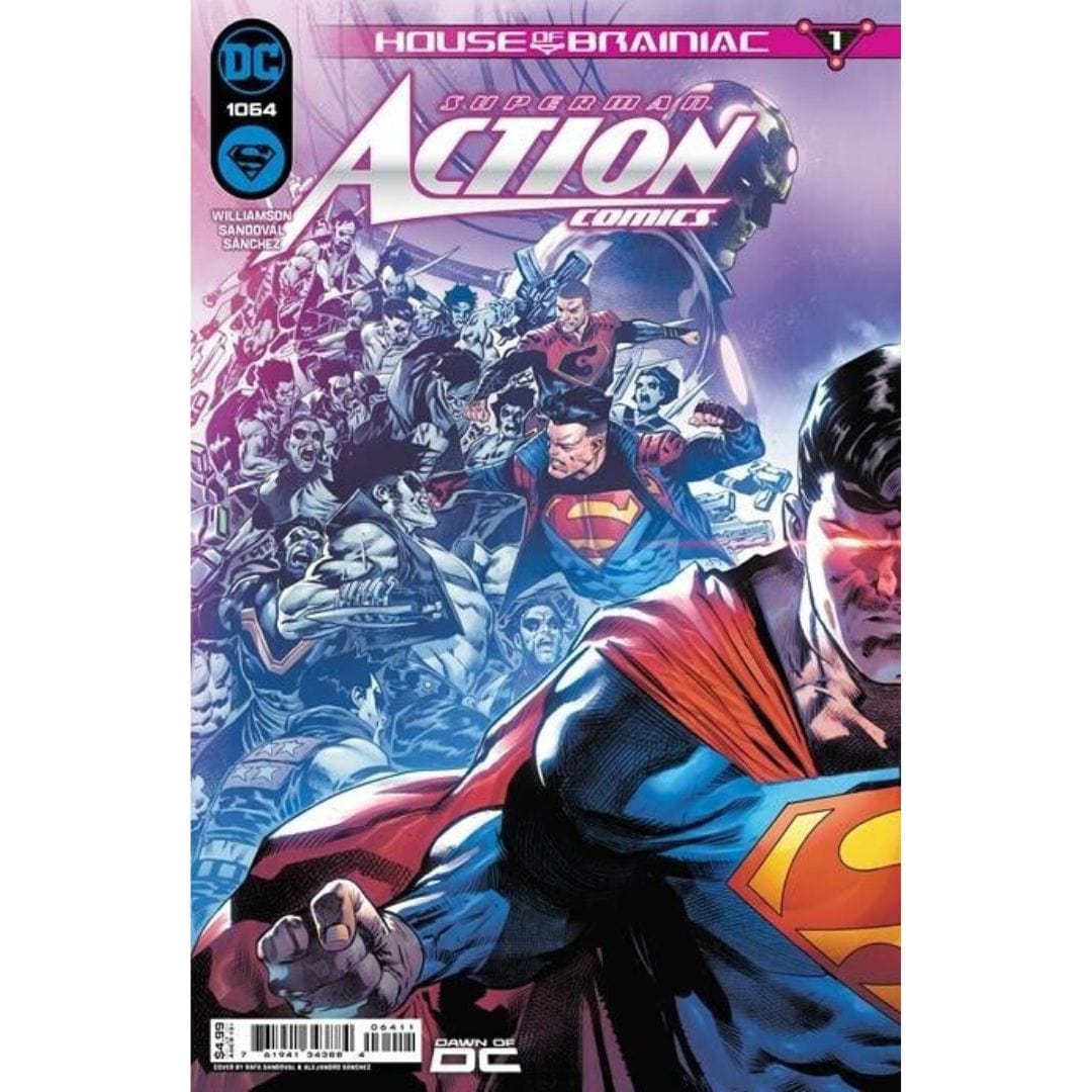 DC Comics, Inc. Action Comics #1064 & Superman #13 Cover A Connecting Set (House of Braniac)