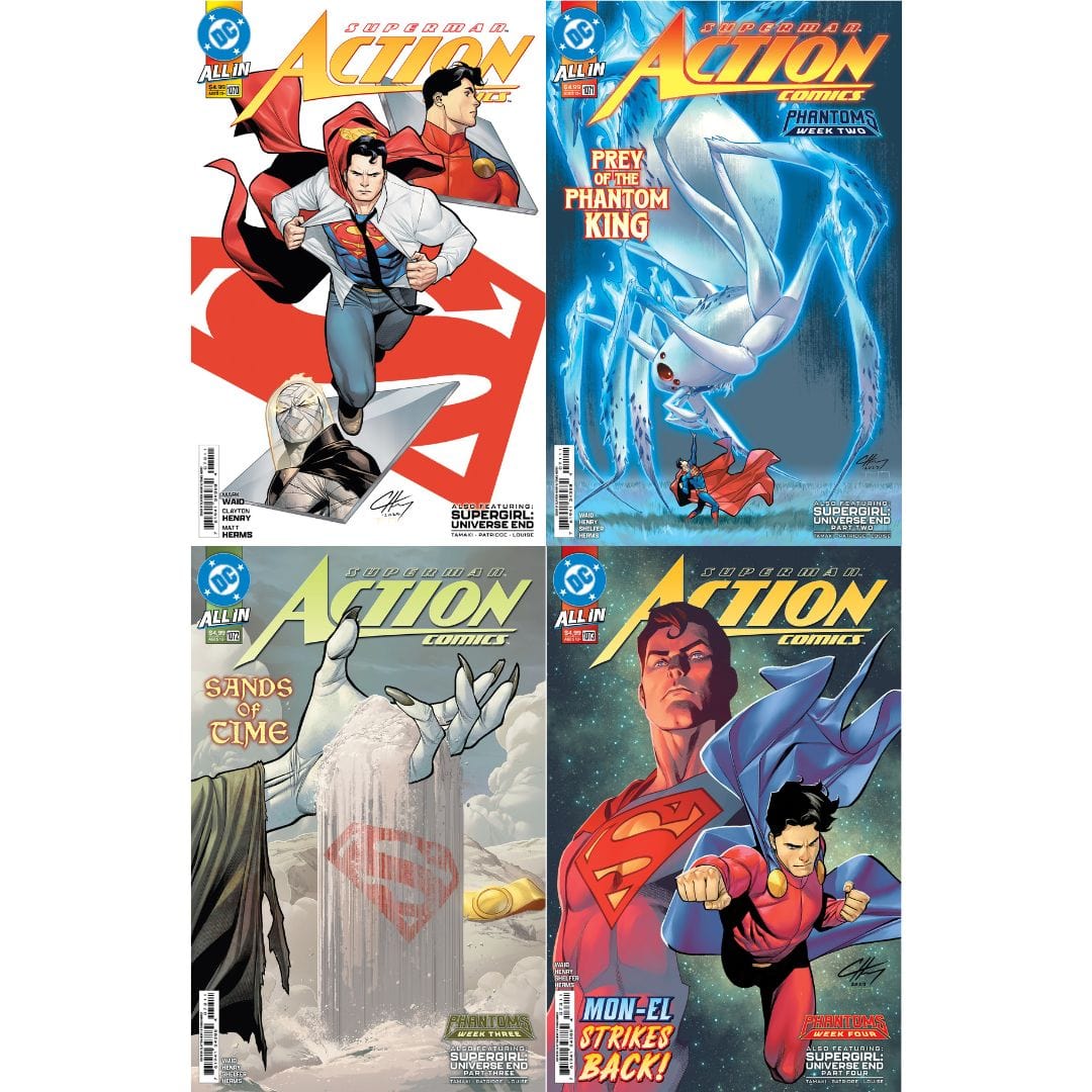 DC Comics, Inc. Action Comics #1070 1071 1072 1073 Cover A Clayton Henry Set (Phantoms)