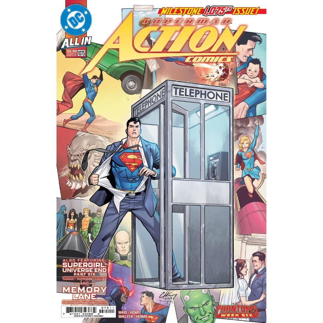 DC Comics, Inc. Action Comics #1074 1075 1076 1077 Cover A Clayton Henry Set (Phantoms)