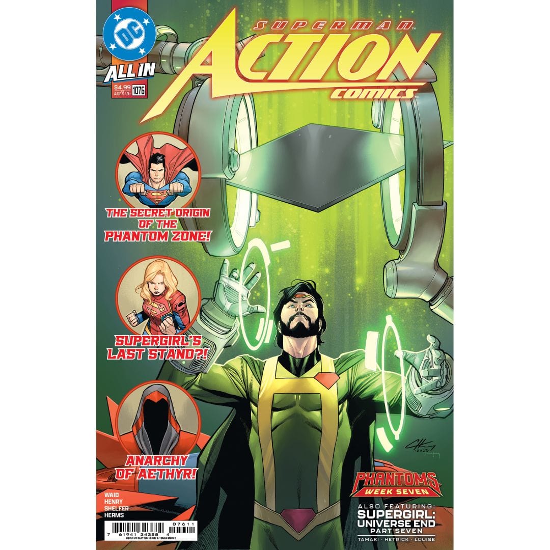 DC Comics, Inc. Action Comics #1074 1075 1076 1077 Cover A Clayton Henry Set (Phantoms)