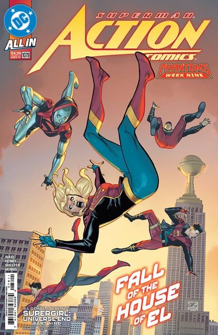 DC Comics, Inc. Action Comics #1078 1079 1080 1081 Cover A Clayton Henry Set (Phantoms)