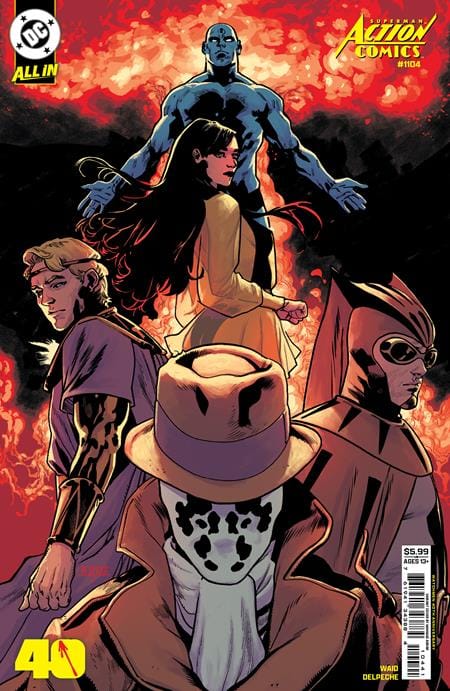 DC Comics, Inc. Action Comics #1104 Cover D Mahmud Asrar Watchmen 40th Anniversary Card Stock Variant