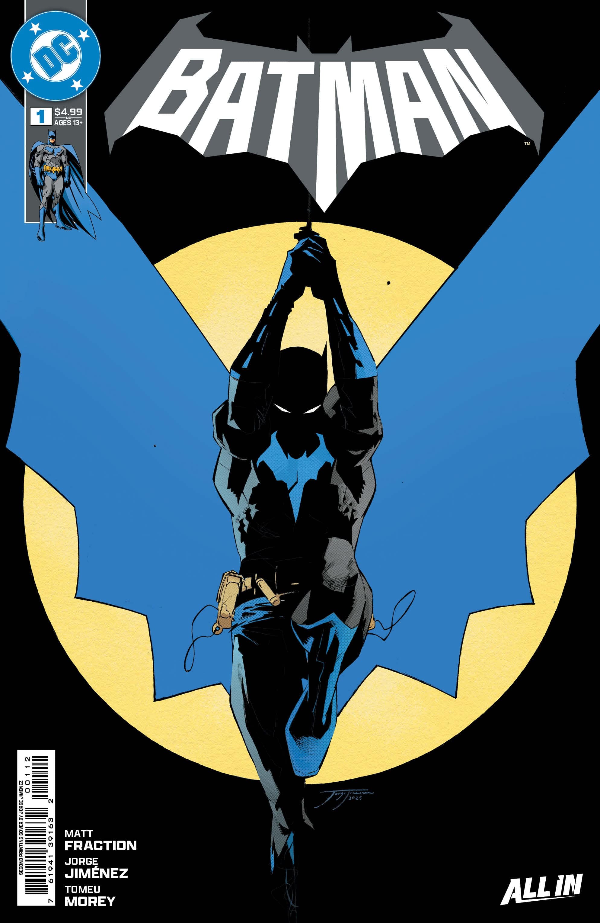 DC Comics, Inc. Batman #1 Cover A Jorge Jimenez Second Printing