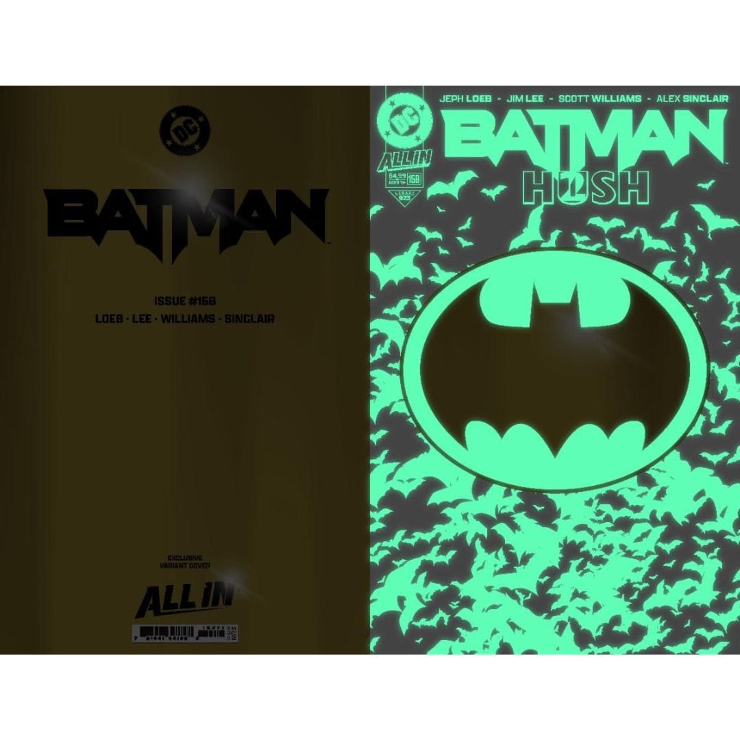 DC Comics, Inc. Batman #158 Cover S Glow In The Dark H2SH Bat Symbol Foil Variant