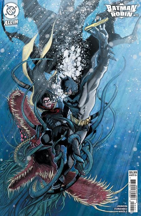 DC Comics, Inc. Batman And Robin #22 Cover B Juan Ferreyra Card Stock Variant