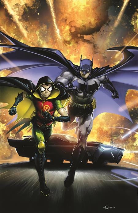 DC Comics, Inc. Batman And Robin #26 Cover C Clayton Crain Card Stock Variant