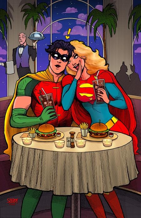 DC Comics, Inc. Batman Superman Worlds Finest #49 Cover B Nathan Szerdy Card Stock Variant