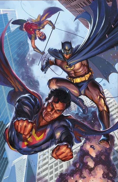 DC Comics, Inc. Batman Superman Worlds Finest #56 Cover B Ben Harvey Card Stock Variant