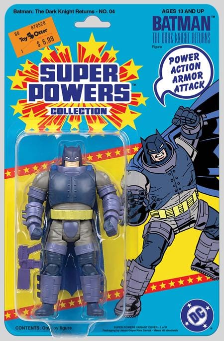 DC Comics, Inc. Batman The Dark Knight Returns #4 Facsimile Edition Cover B Jason Geyer & Alex Saviuk Dark Knight Returns Armored Super Powers Action Figure Card Stock Variant
