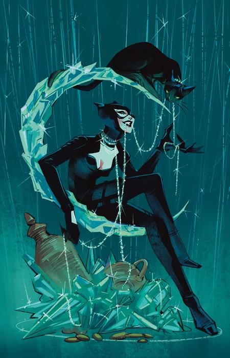 DC Comics, Inc. Catwoman #82 Cover D Sarah Baslaim Card Stock Variant
