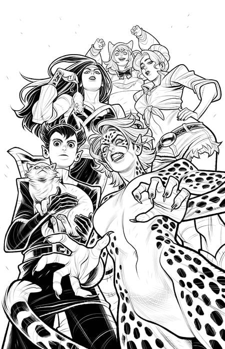 DC Comics, Inc. Cheetah And Cheshire Rob The Justice League #5 Cover C Elizabeth Torque Card Stock Variant