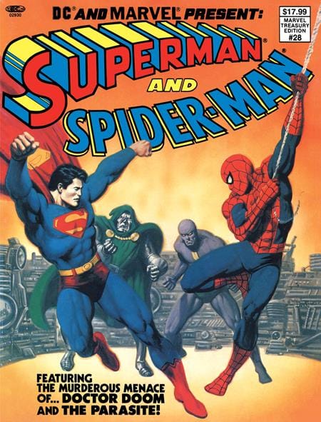DC Comics, Inc. DC And Marvel Present Superman And Spider-Man (Marvel Treasury Edition #28) #1 Facsimile Edition Cover A John Romita Sr & Bob Larkin