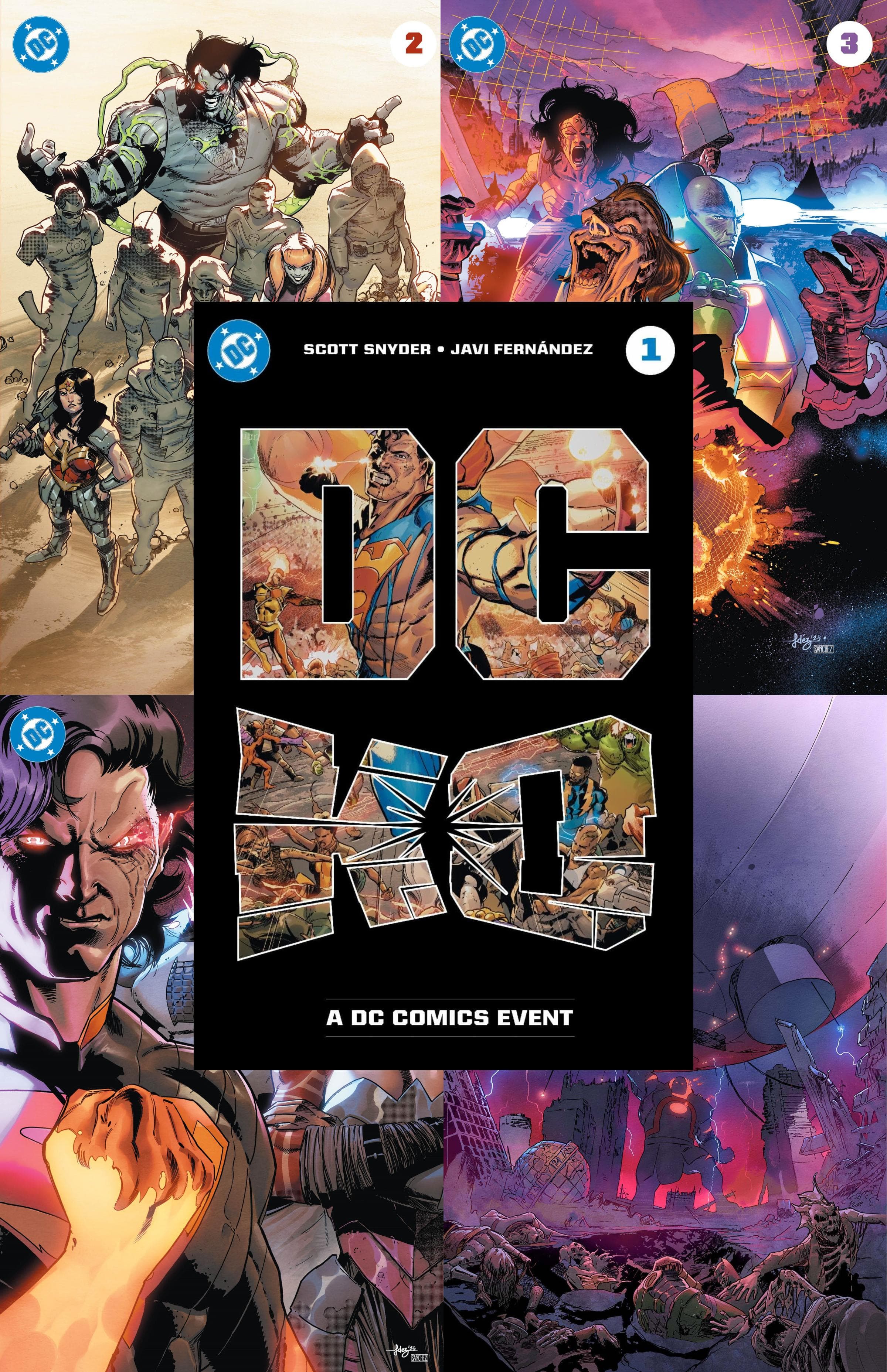 SUPER “THE CLAFT”2 H-3Nexus 5fin セットEPS DC K.O. #1 2 3 4 5 Cover A Javier Fernandez Acetate First Printing Com