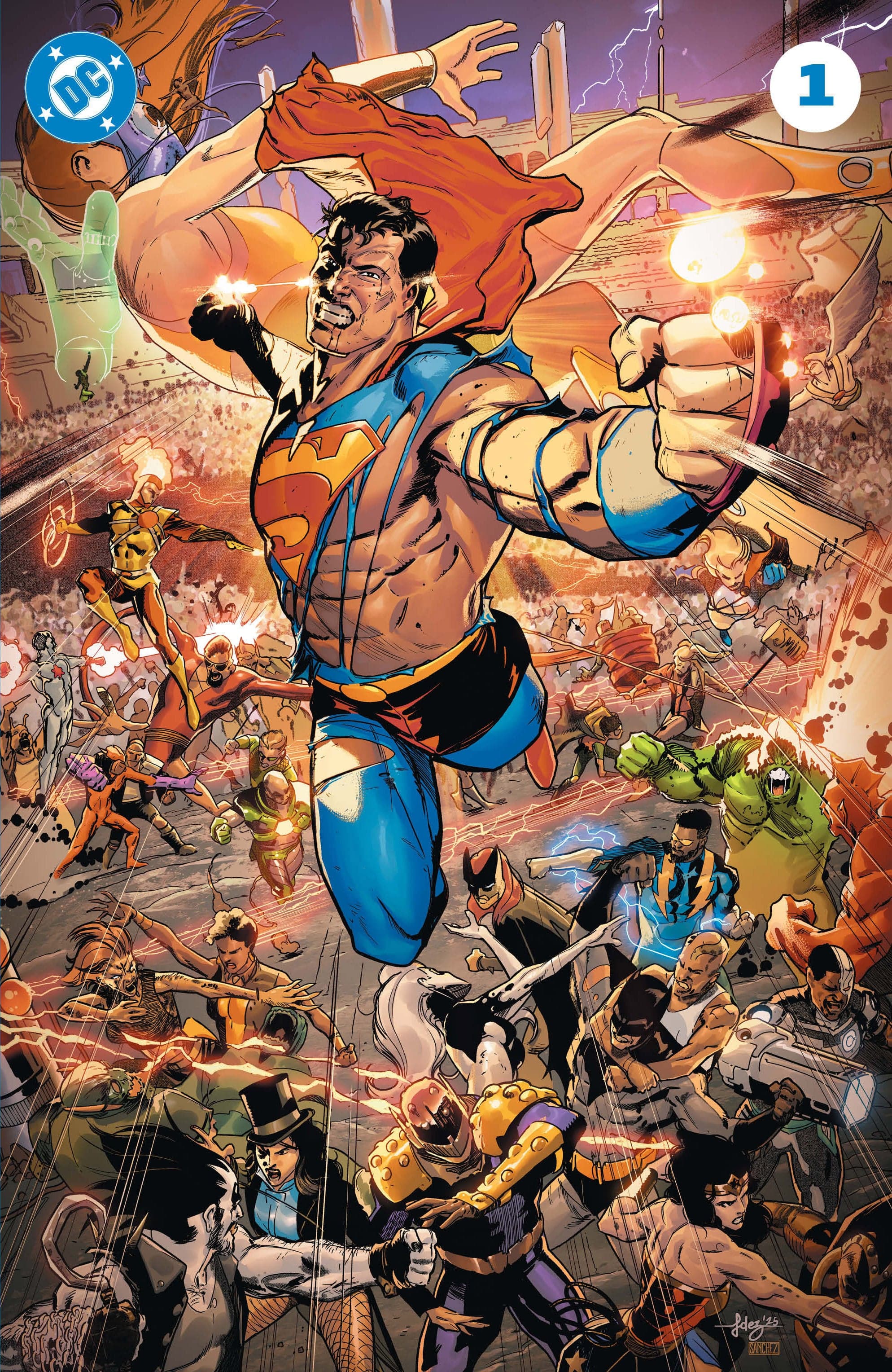 DC Comics, Inc. DC K.O. #1 Cover A Javier Fernandez Acetate