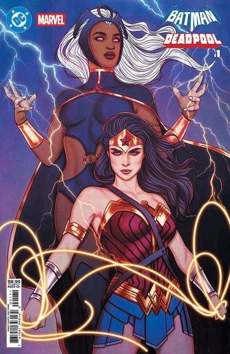 DC Comics, Inc. DC Marvel Batman Deadpool #1 Cover H Jenny Frison Wonder Woman Storm Variant