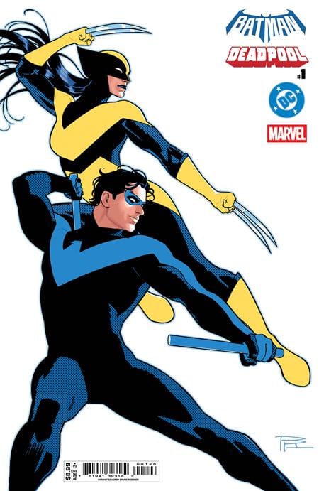 DC Comics, Inc. DC Marvel Batman Deadpool #1 Cover O Bruno Redondo Nightwing X-23 Variant