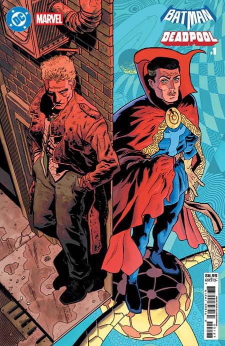 DC Comics, Inc. DC Marvel Batman Deadpool #1 Cover P Hayden Sherman Constantine Dr Strange Variant