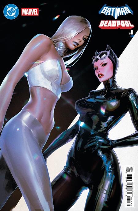 DC Comics, Inc. DC Marvel Batman Deadpool #1 Cover S Sozomaika Catwoman Emma Frost Variant