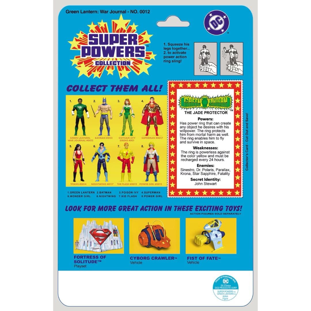 DC Comics, Inc. DC Super Powers Card Stock Variant Complete Set Of 8 Comic Books
