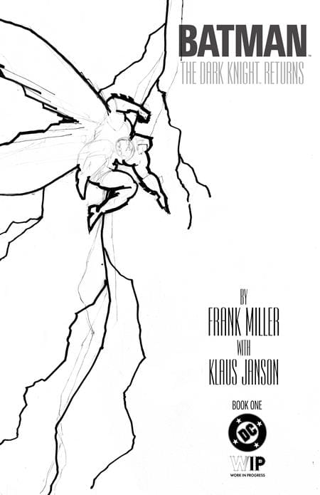 DC Comics, Inc. DC W.I.P. Batman The Dark Knight Returns #1