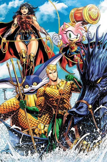 DC Comics, Inc. DC x Sonic The Hedgehog Metal Legion #5 (of 5) Cover C Serg Acuna Card Stock Variant