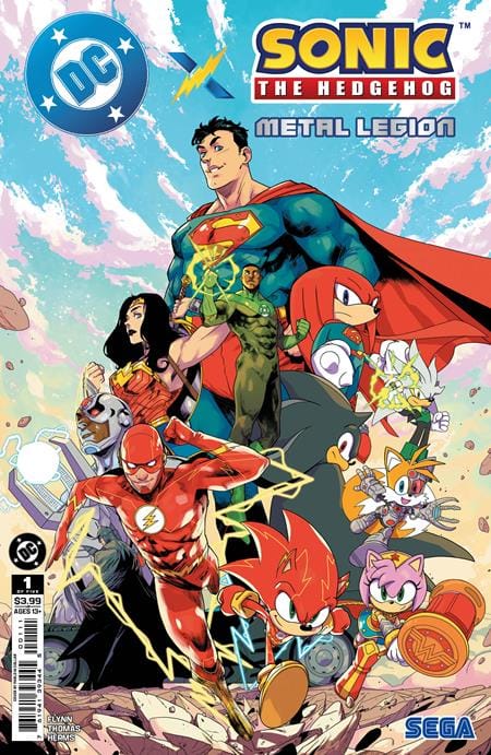 DC Comics, Inc. DC x Sonic The Hedgehog The Metal Legion #1 Cover A Pablo M Collar