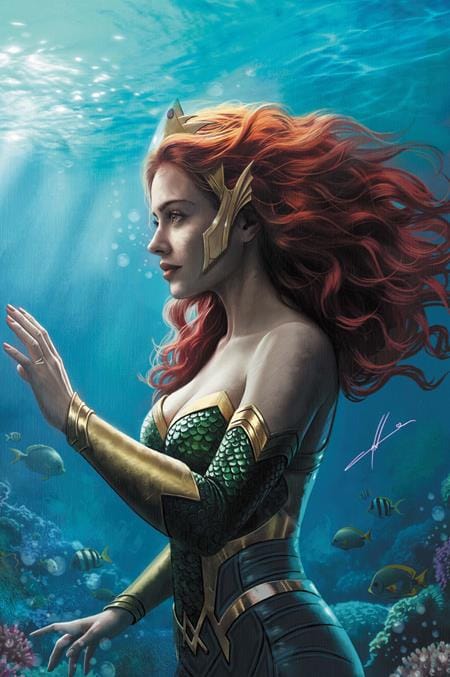 DC Comics, Inc. Emperor Aquaman #22 Cover B Carla Cohen Card Stock Variant
