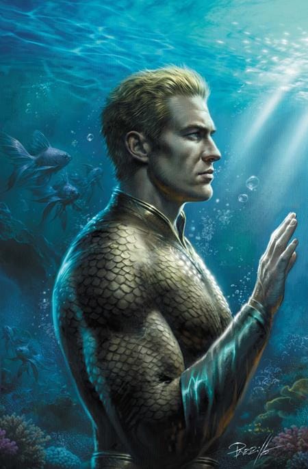 DC Comics, Inc. Emperor Aquaman #22 Cover C Lucio Parrillo Card Stock Variant