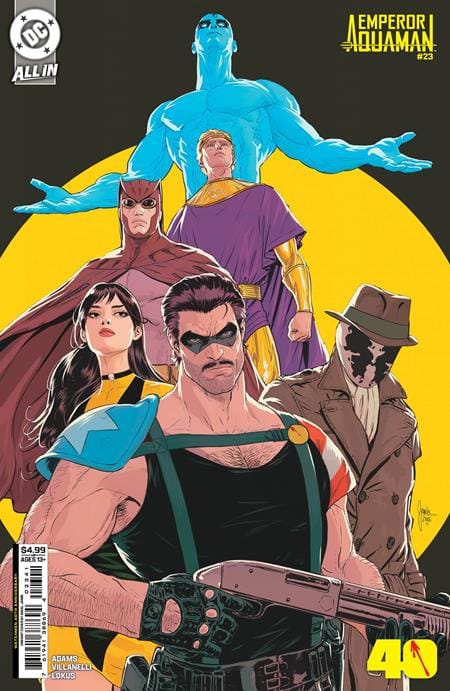 DC Comics, Inc. Emperor Aquaman #23 Cover D Mikel Janin Watchmen 40th Anniversary Card Stock Variant