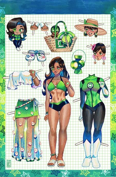DC Comics, Inc. Green Lantern Corps #6 Cover C Rian Gonzales Card Stock Variant