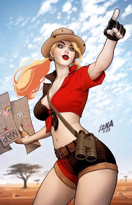 DC Comics, Inc. Harley Quinn #56 Cover B David Nakayama Card Stock Variant