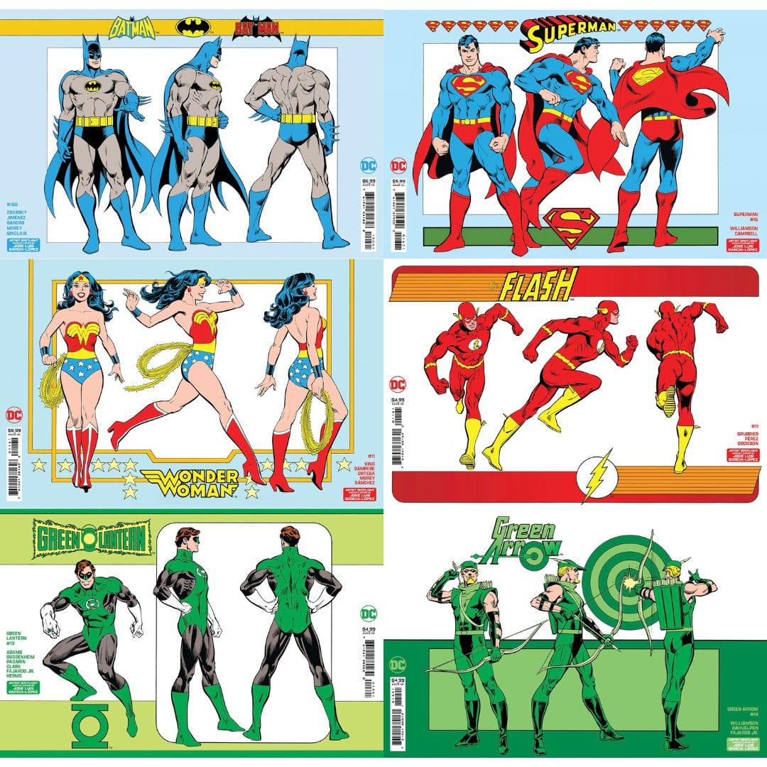 DC Comics, Inc. Jose Luis Garcia-Lopez Artist Spotlight Wraparound Card Stock Variant Set
