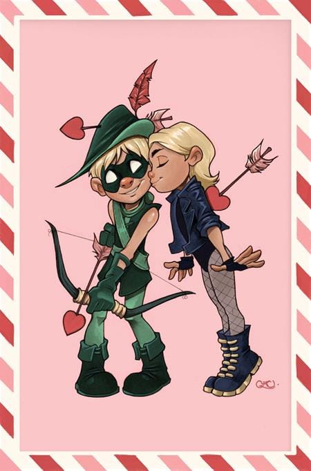 DC Comics, Inc. Justice League Unlimited #16 Cover F Chrissie Zullo Valentines Day Card Stock Variant