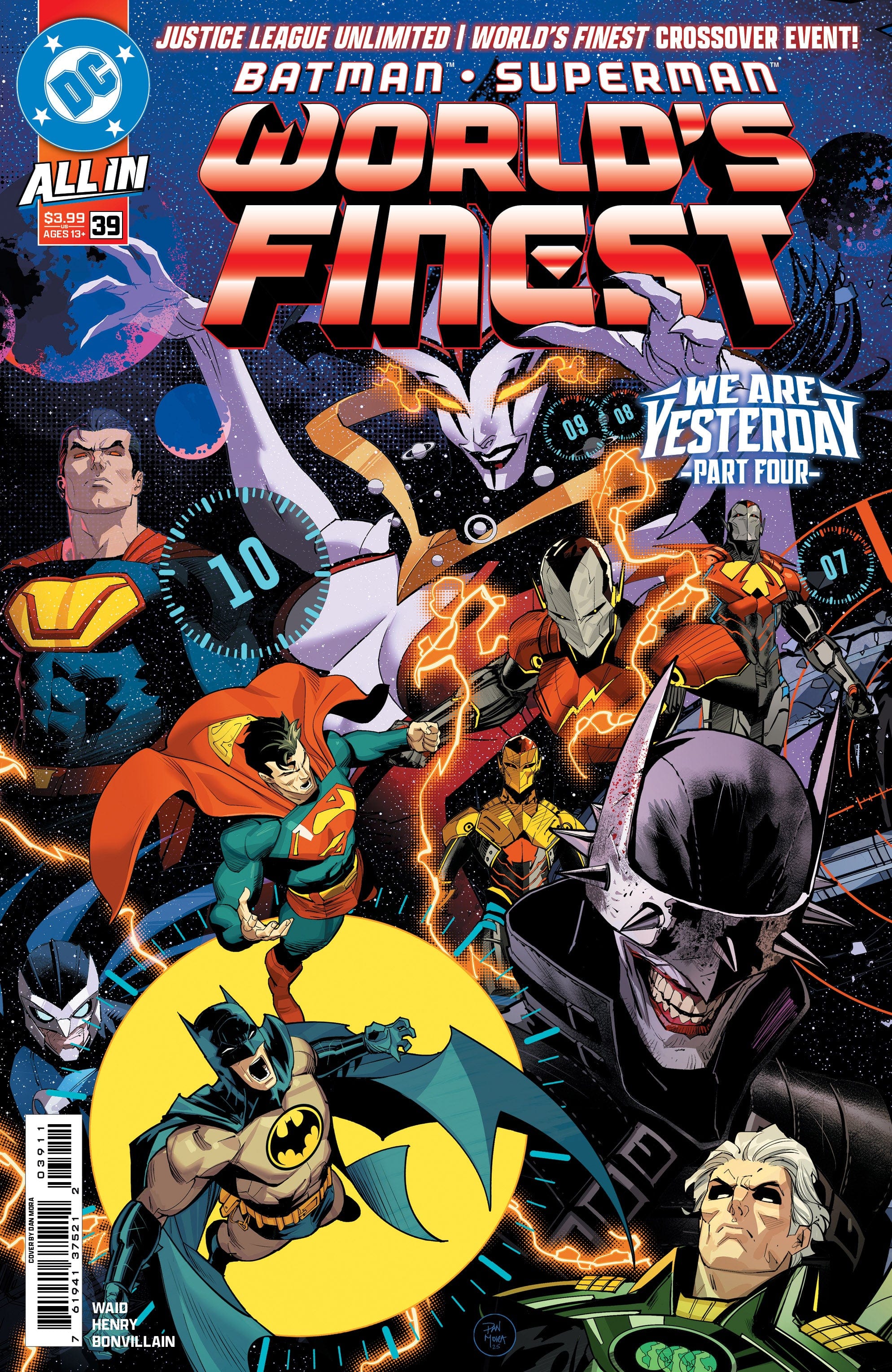 DC Comics, Inc. Justice League Unlimited World's Finest We Are Yesterday Cover A Dan Mora Complete Set of 6