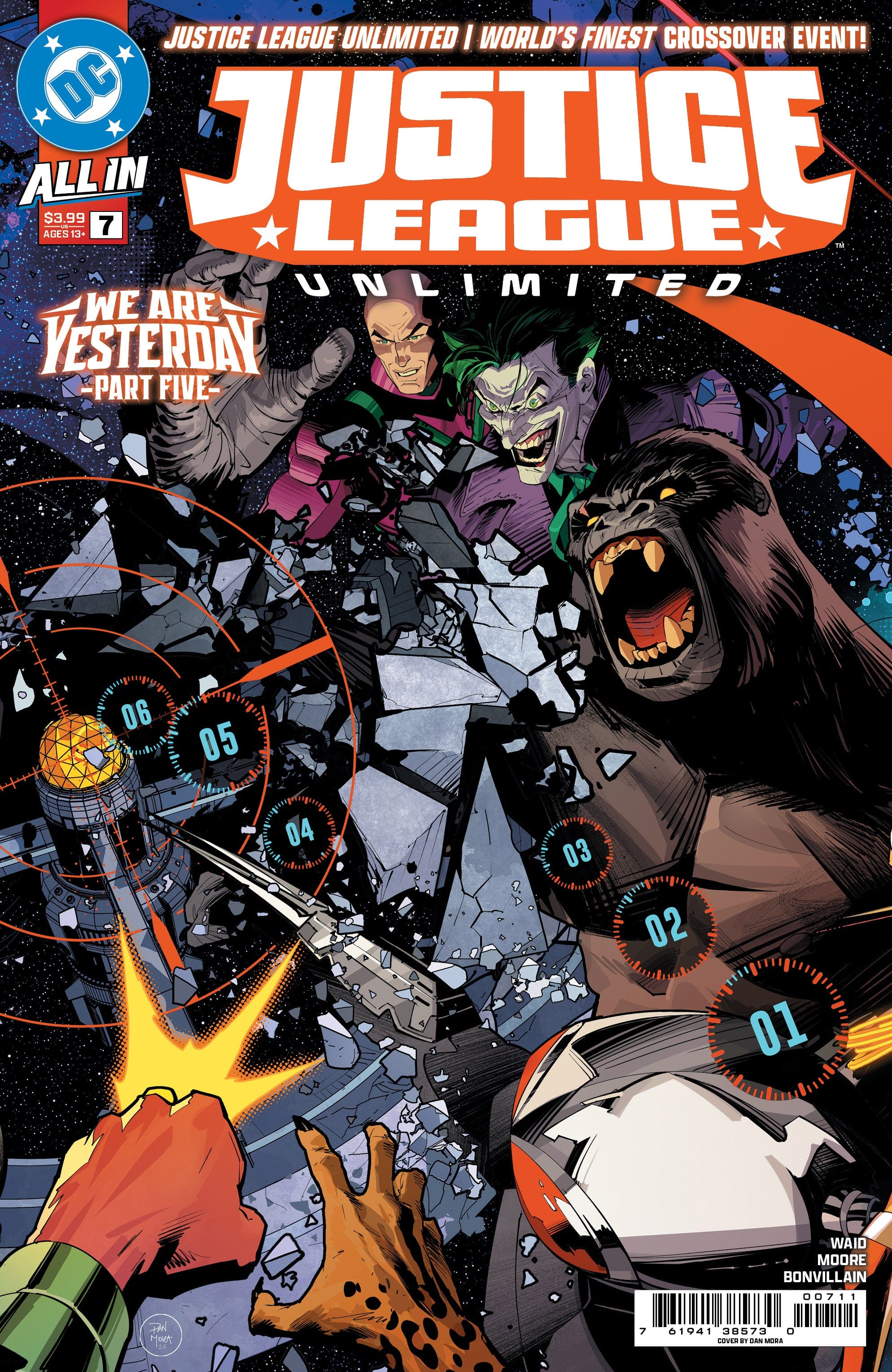 DC Comics, Inc. Justice League Unlimited World's Finest We Are Yesterday Cover A Dan Mora Complete Set of 6