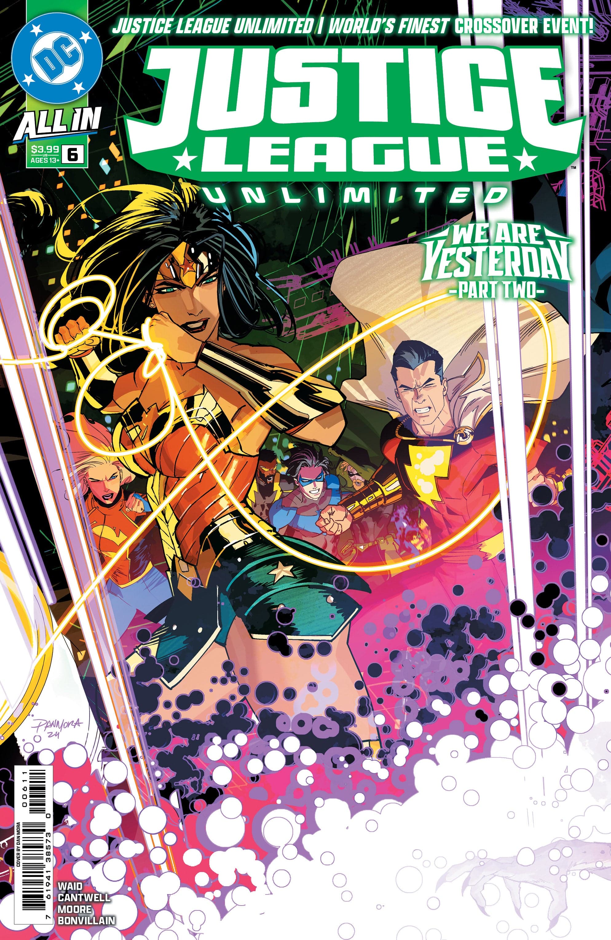 DC Comics, Inc. Justice League Unlimited World's Finest We Are Yesterday Cover A Dan Mora Complete Set of 6