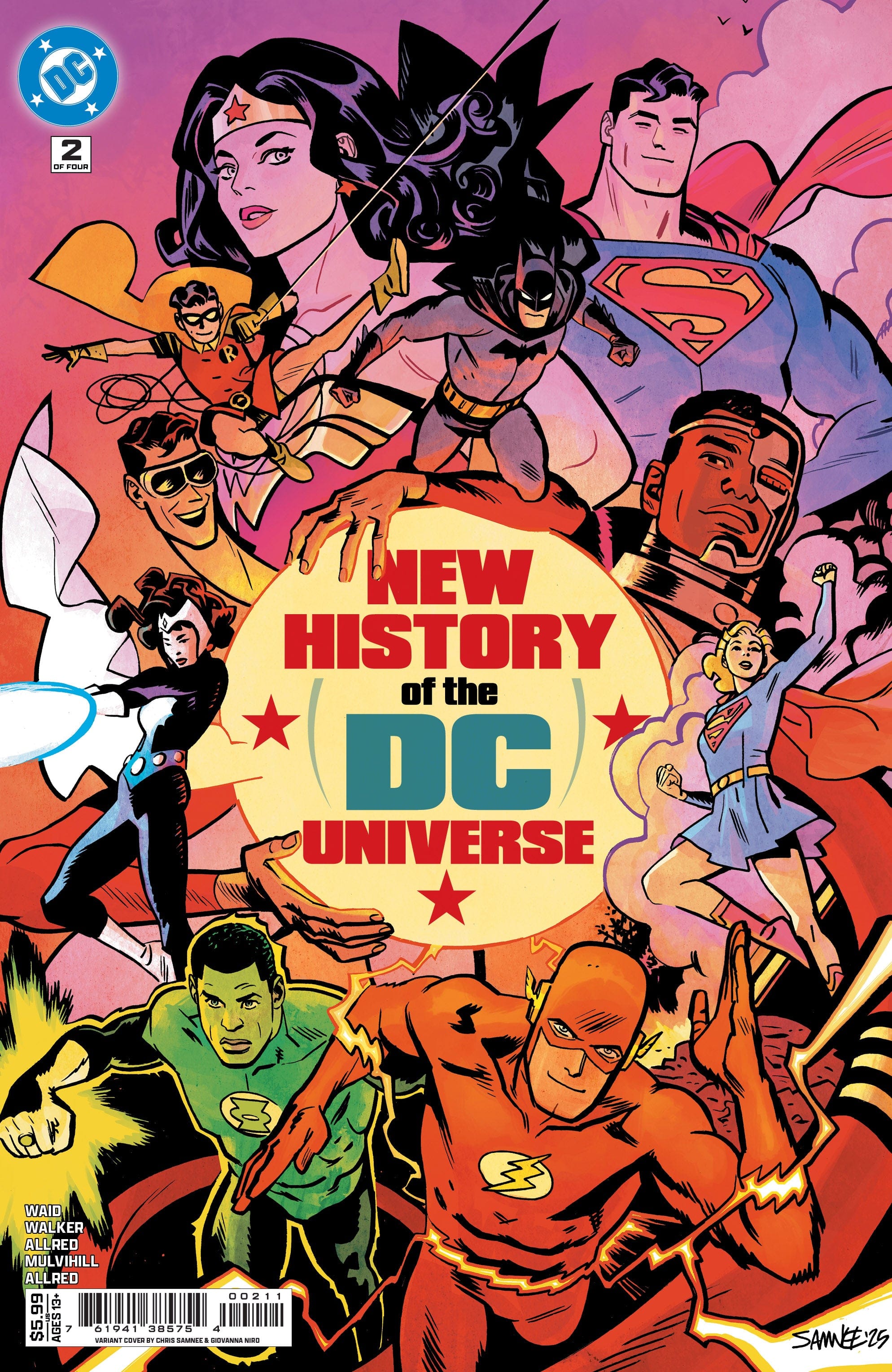DC Comics, Inc. New History Of The DC Universe #2 (Of 4) Cover A Chris Samnee