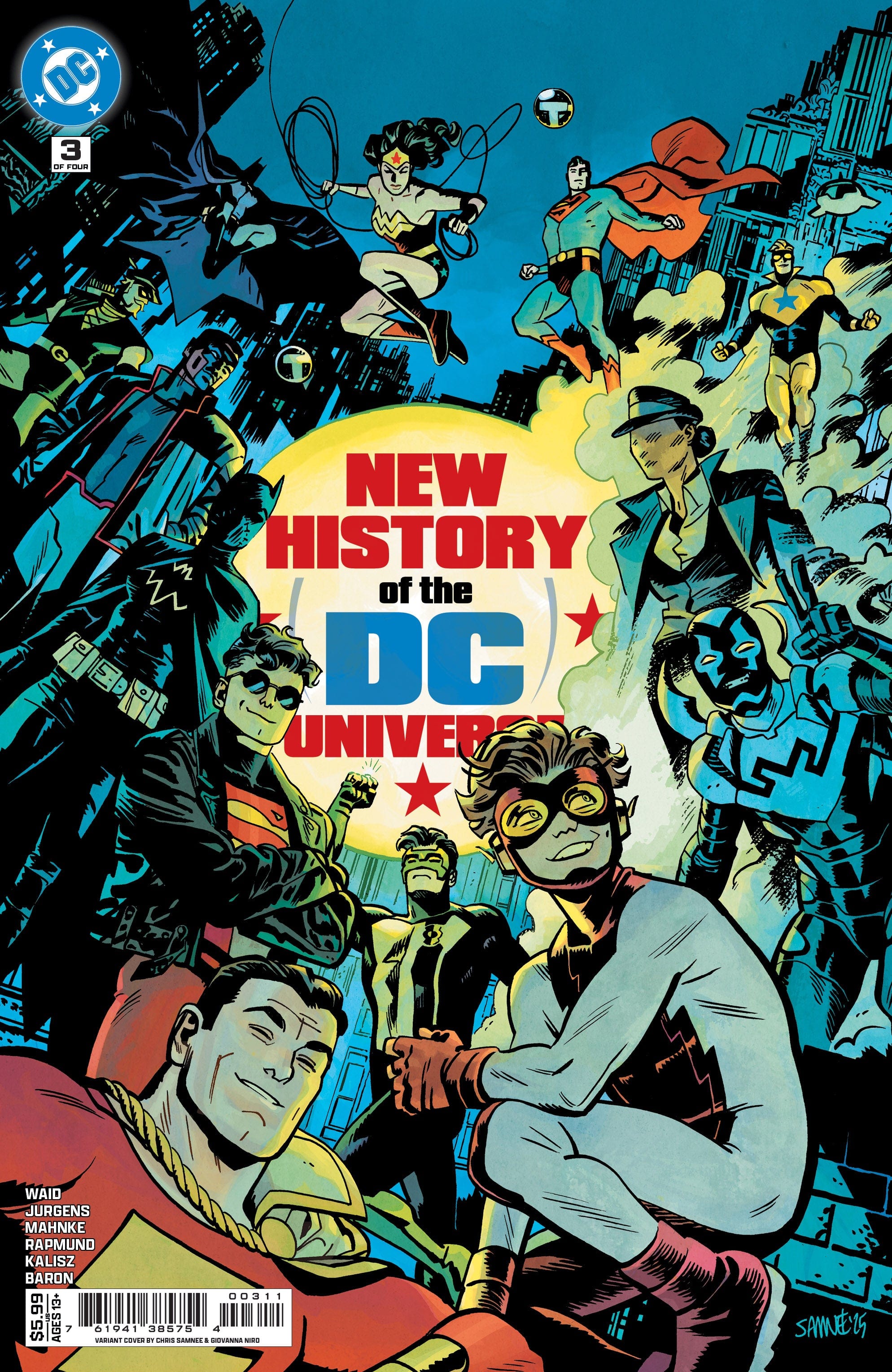 DC Comics, Inc. New History Of The DC Universe #3 (Of 4) Cover A Chris Samnee