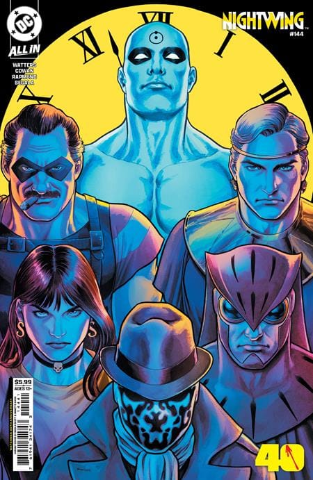 DC Comics, Inc. Nightwing #144 Cover D Nicola Scott Watchmen 40th Anniversary Card Stock Variant