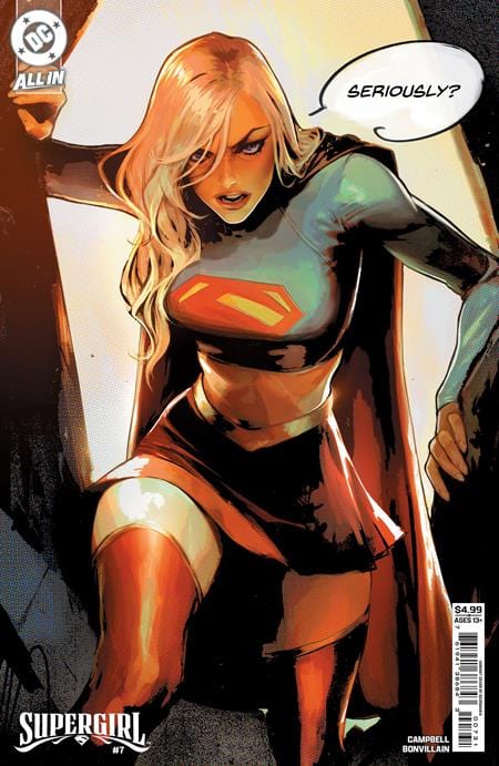 DC Comics, Inc. Supergirl #7 Cover B Sozomaika Card Stock Variant