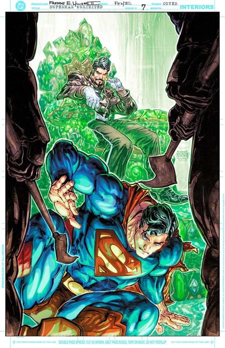DC Comics, Inc. Superman Unlimited #7 Cover D Freddie E Williams Ii Card Stock Variant
