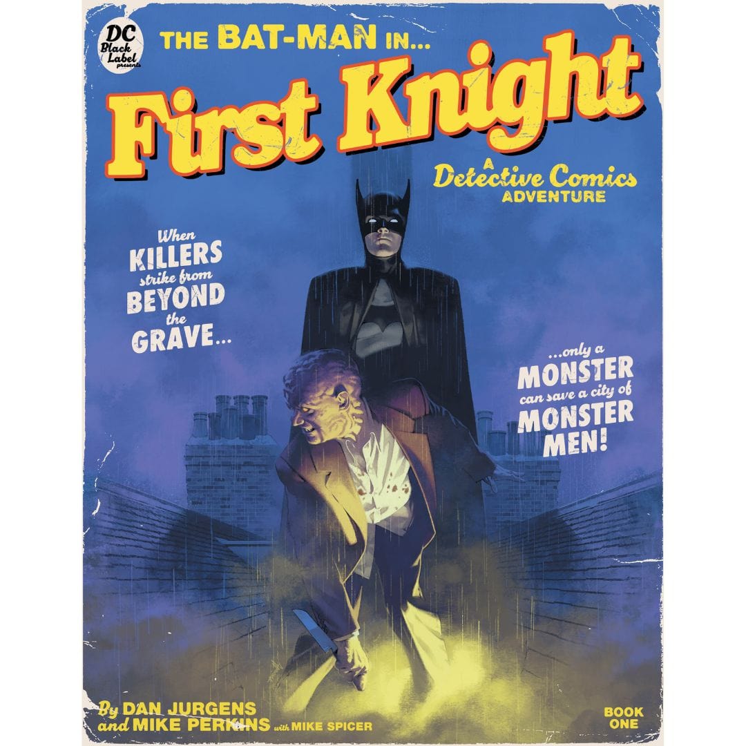 DC Comics, Inc. The Bat-Man First Knight #1 2 3 Pulp Novel Variant Set