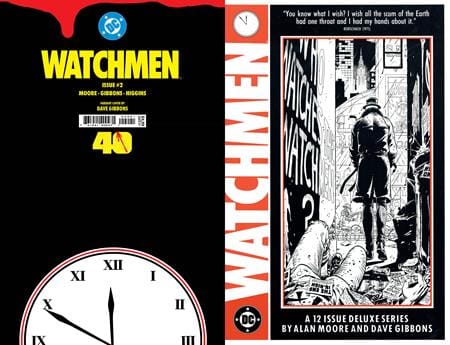 DC Comics, Inc. Watchmen #2 (of 12) Facsimile Edition Cover B Dave Gibbons Card Stock Variant (Mature)