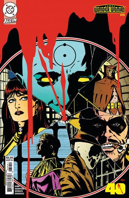 DC Comics, Inc. Wonder Woman #39 Cover E Jorge Fornes Watchmen 40th Anniversary Card Stock Variant