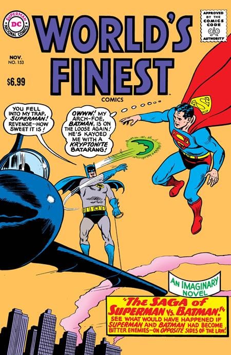 DC Comics, Inc. Worlds Finest Comics #153 Facsimile Edition Cover C Curt Swan Foil Variant