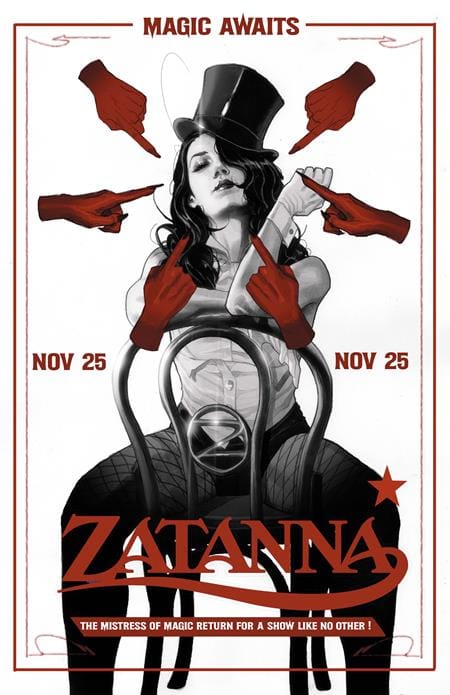 DC Comics, Inc. Zatanna (2026) #8 Cover B Joshua Sway Swaby Card Stock Variant