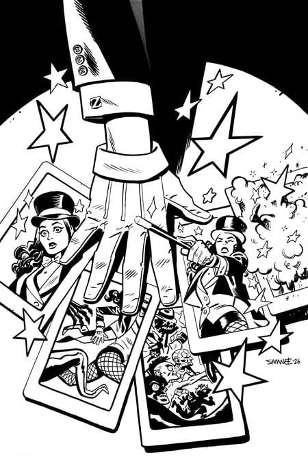 DC Comics, Inc. Zatanna #9 Cover B Chris Samnee Card Stock Variant