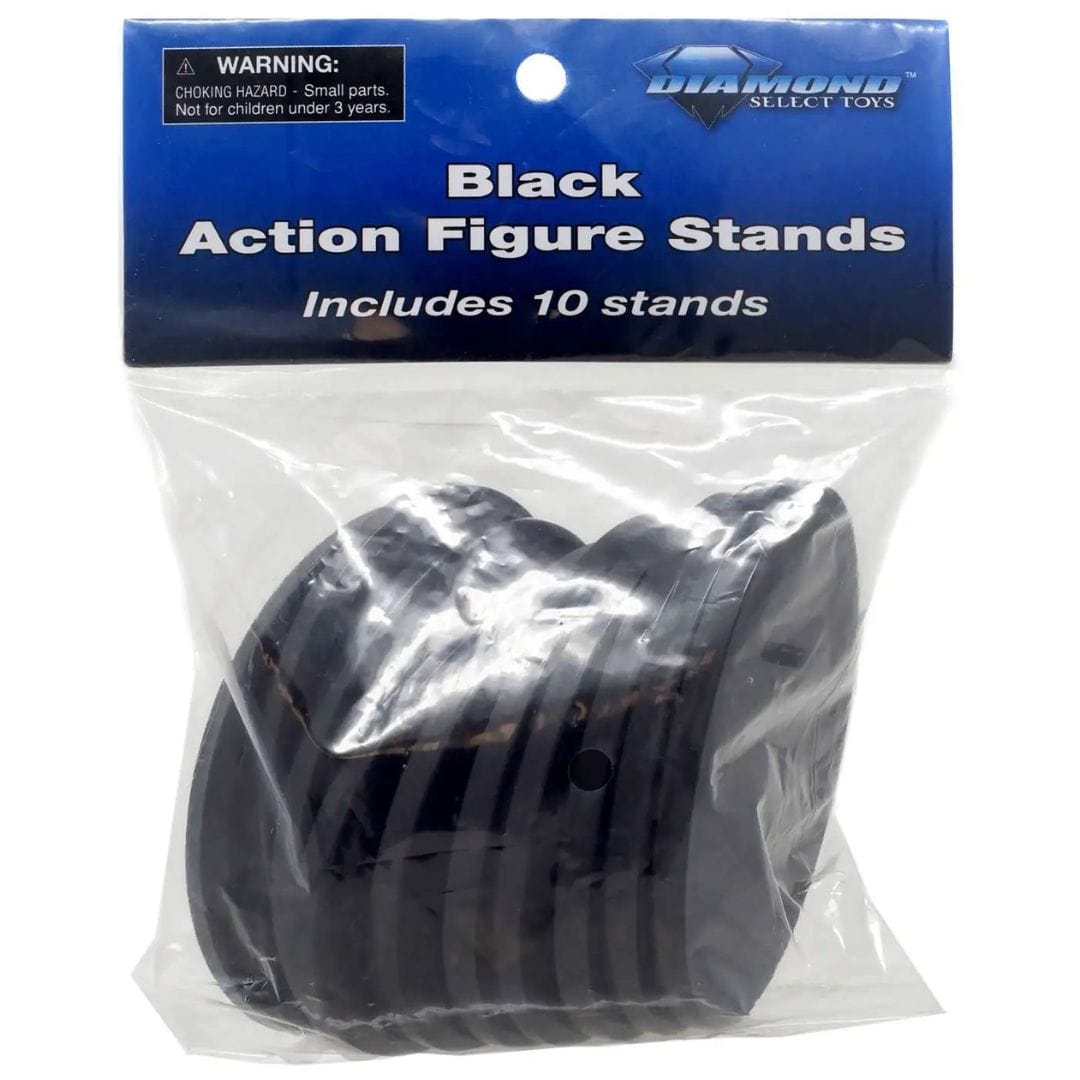 Diamond Select Toys Diamond Select Toys Action Figure Black Display Stand 10-Pack