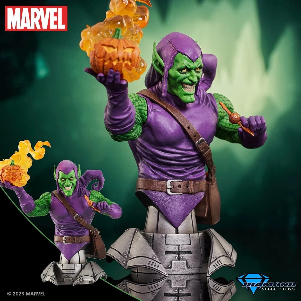 Diamond Select Toys Marvel Comics Green Goblin 1:7 Scale Resin Mini-Bust